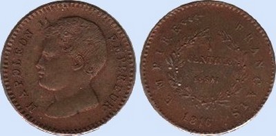 1 Centime NAPOLEON II